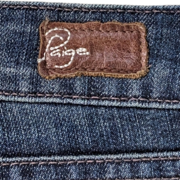 Paige premium denim jeans size 28.  Dark blue colour boot cut. - Picture 6 of 6